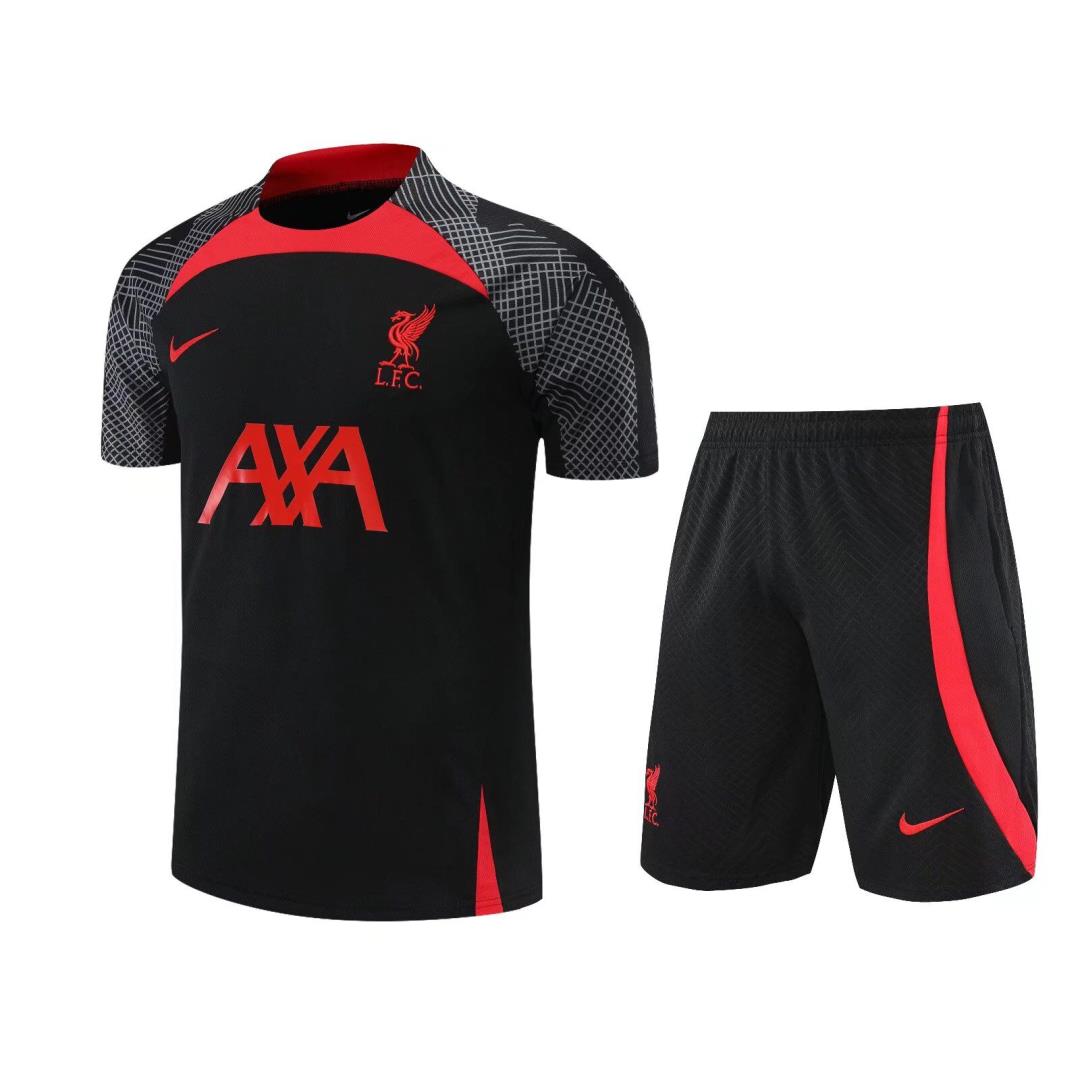 AAA Quality Liverpool 22/23 Black/Red Training Kit Jerseys